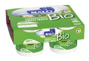 Fromage Frais 3% Bio 100g X4