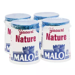 Yaourt Yaouri Nature Pot 4x125g - MALO