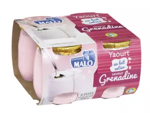 Yogur sabor granada 4x125 g- MALO