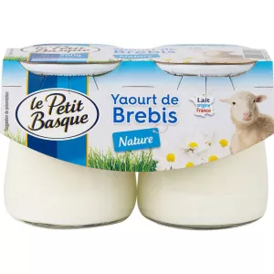 Yaourt de brebis Nature 2x125g - LE PETIT BASQUE