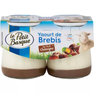 Schafsjoghurt auf Kastanienbett 2x125g - Le Petit Basque