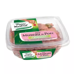 Lyonnaise nyama ya nguruwe muzzle 300g - PIERRE MARTINET