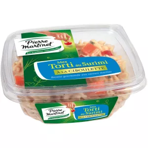 चाइव्स के साथ सुरीमी पास्ता सलाद - पियरे मार्टिनेट