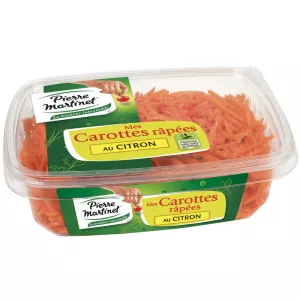 Carottes Rapées Citrons 500g