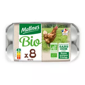 Oeufs Bio X8 Matines Tt Cal