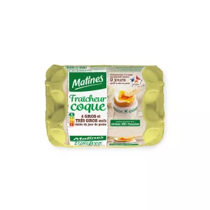 Huevos frescura coque x6 - Matines