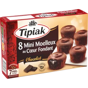 8 mini moelleux au cœur fondant - TIPIAK