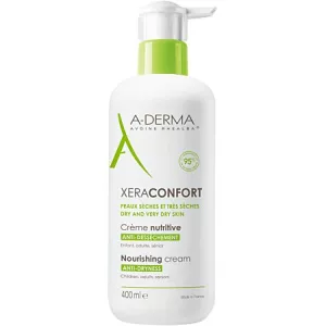 XERACONFORT Crème Nutritive Anti-dessèchement - Pompe 400 ml - A-DERMA