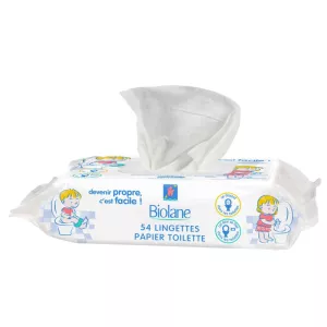 Lingettes papier toilette x54 - BioLANE