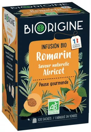 Inf.romarin Abricot Bio 28g