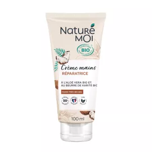 Organic restorative hand cream, 100ml tube, NATUREMOI