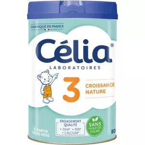 Lait en poudre croissance nature 800g - CÉLIA LABORATOIRES