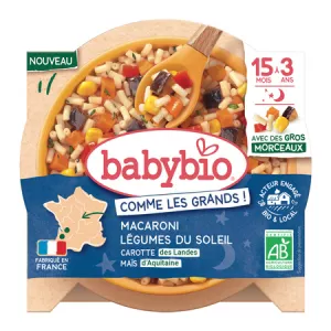 200 g di culo macaroni gamba soleil - BABYBIO