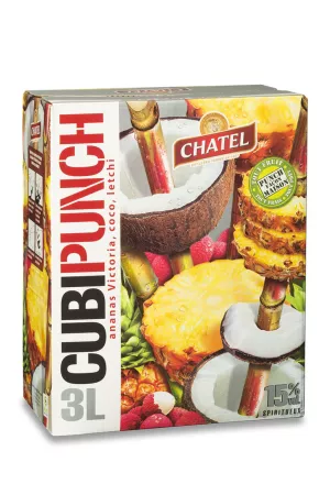 *punch Ananas Coco Litchi  15° (1 X 3l) - CHATEL