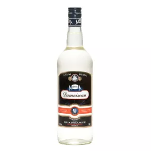 Guadeloupe Damoiseau White Agricole Rum 50°, 1l Flasche