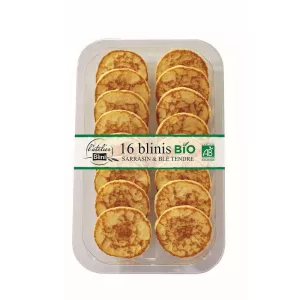 Блины Коктейль Био X16 135г - L'ATELIER BLINI