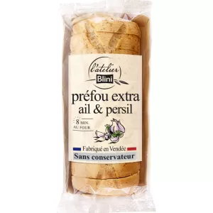 أب بريفو بالثوم والبقدونس الطازج