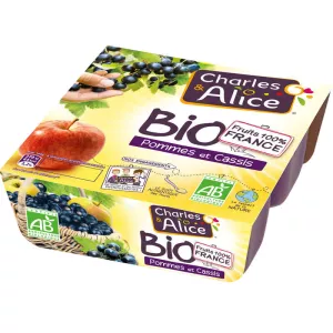 Comp.bio Apfel/schwarze Johannisbeere 4x95g