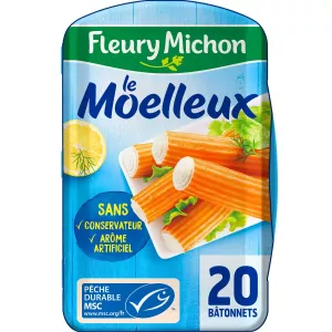 Bâtonnets De Surimi Le Moelleux Msc 320g - Fleury Michon