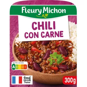 Cook dish chili con carne white rice 300g - Fleury Michon