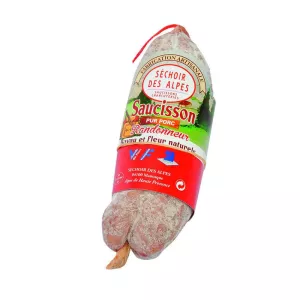 Salchicha pura de cerdo 250g - SECHOIR DES ALPES