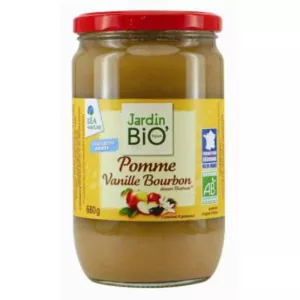 680g Puree Pomme Vanille Bio