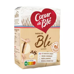 Farine de blé 1kg - COEUR DE BLE