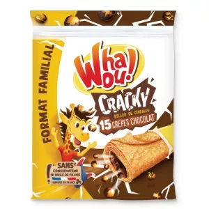 Crêpes chocolat/céréales 32g - WHAOU!