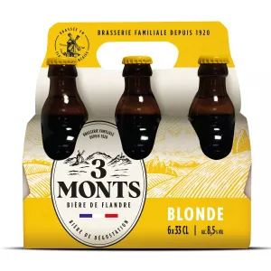 6x33cl Blonde bia ya bia - 3 Monts