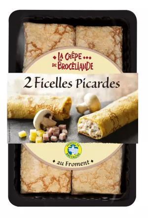Ficelles Picardes jambons & champignons X2 - LA CRÊPE DE BROCÉLIANDE