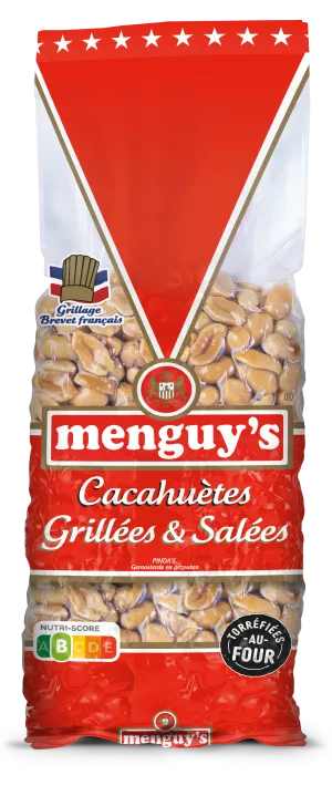 Cacahuètes Grillées et  Salées, 725g - MENGUY'S
