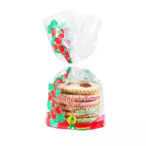 Lunettes Pur beurre Fourré Fraise 350g - DOUCEURS DE JACQUEMART
