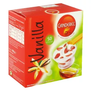 Sucralose sweetener vanilla flavor 50 sticks - CANDEREL