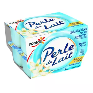 Yaourt Perle De Lait Saveur Vanille 8x125g - YOPLAIT