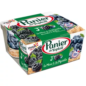 Yogur de frutas de mora - YOPLAIT
