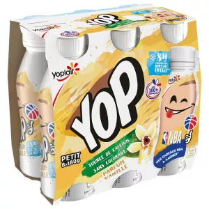 Kunywa mtindi ptit yop vanilla 6x180g - YOP