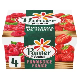 Cesta Fresa Frambuesa 125gx4