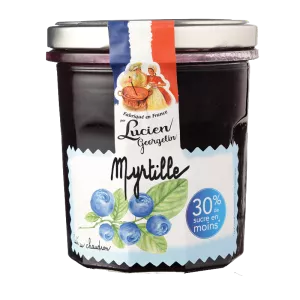 Gourmet- und leichte Blaubeermarmelade 320 g - LUCIEN GEORGELIN