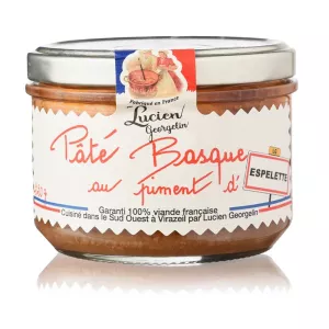 الباسك pâté مع espelette 220g الفلفل الحار - LUCIEN GEORGELIN