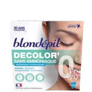 Bleekgel zonder ammoniak, gezicht 2x25ml - BLONDEPIL