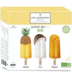Sorbets des îles BIO 6x70g - LES LAVANDINES