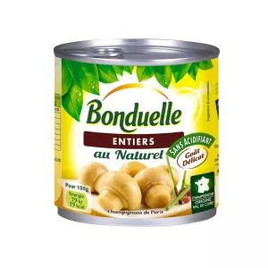 Champignons entiers au naturel - 400g - Bonduelle