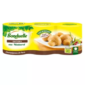 Champignon Entier 1er 3x1/4
