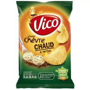 Chips Chèvre Chaud et Herbes, 120g - VICO