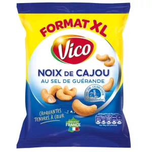 Geröstete Cashewnüsse mit Guérande-Salz, 230 g - VICO