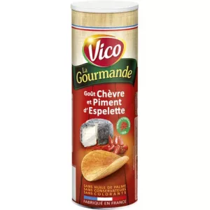Tuile la gourmande goût chèvre & piments d'Espeltte 170g - VICO
