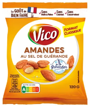 Amandes Au Sel de Guerande, 120g - VICO