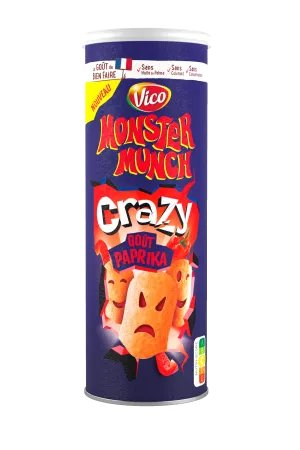 MONSTER MUNCH CRAZY Chips Paprika-Geschmacksplättchen, 150g - VICO