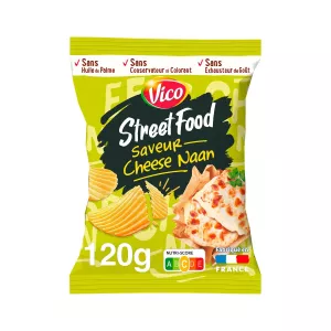 Chips Street Food Queso Naan 120g - Vico