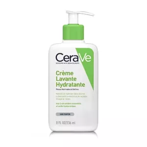Crème Lavante Hydratante Nettoyant Quotidien Corps et Visage Peau Normale à Sèche 236ml - CERAVE
